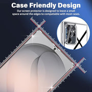 firtstnow 3 Pack for Samsung Galaxy S26 Ultra Screen Protector Tempered Glass + 3 Pack Camera Lens Protector, Military Grade Shatterproof, 9H Hardness, Fingerprint Unlock,Case Friendly 6.9 Inch