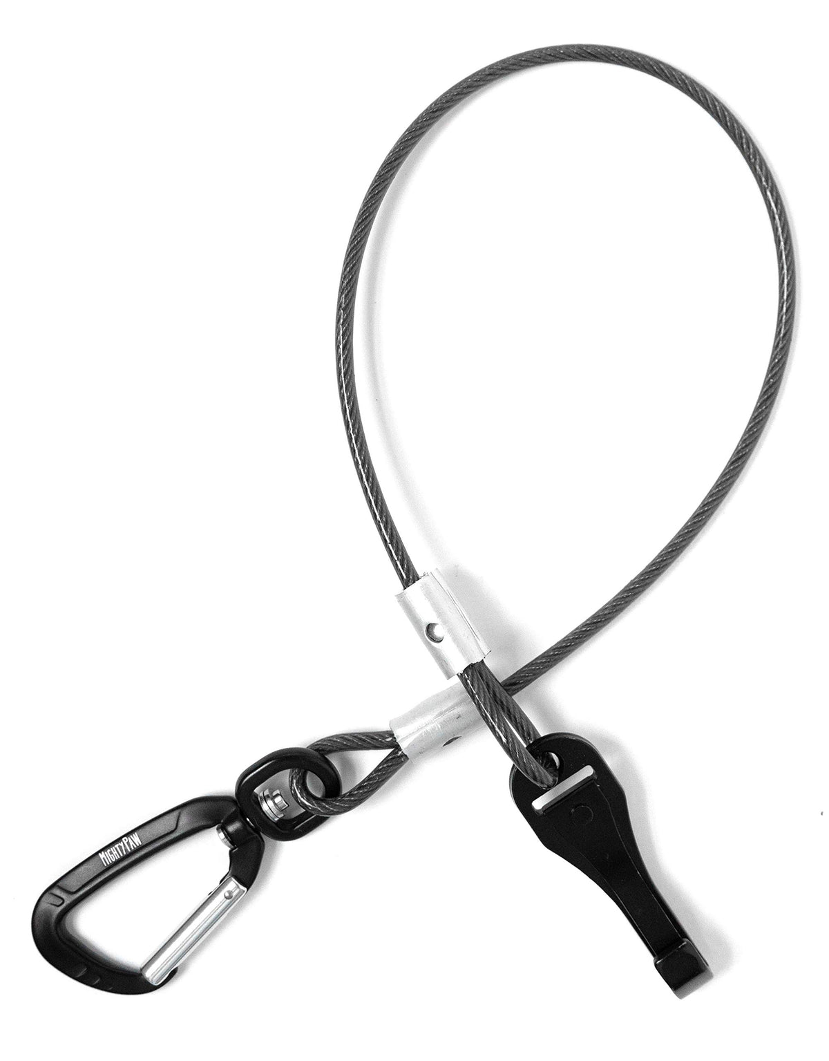 Mighty Paw Dog Seat Belt Vehicle - Chew-Proof Dog Belt - Great for Teething Puppies - Latch Bar Attachment Like Child's Car Seat - Aviation Aluminum Carabiner - Strong Enough for Climbers - 850+ LB