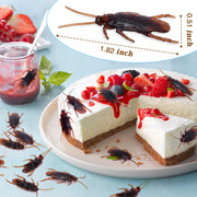 Riomeira Premium Fake Cockroaches, Realistic Lifelike Faux Roaches | Pretty Realistic Fake Roaches, Great Way to Play a Prank, Creepy Halloween Project, Tricking People, Kid Playing, 15PCS