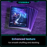 TitanShield Premium Card Sleeves | Compatible with Pokemon, One Piece, Lorcana, Flesh & Blood, & Magic The Gathering MTG | (150 Sleeves - Standard) (1, Clear, Standard | 66x91mm)