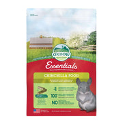 Oxbow Essentials Chinchilla Food, Made with Oxbow Alfalfa, Vitamin & Mineral Rich Food for Chinchillas, Small Animal Pet Pellets, Made in USA, High Fiber, 10 lb Bag