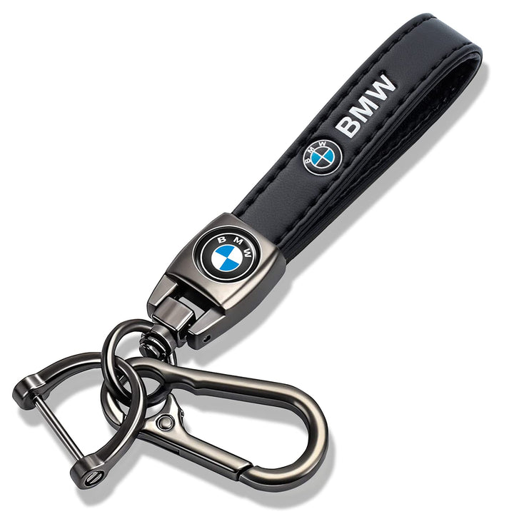 EULIX Car Keychain Compatible with BMW Series Key Chain Ring Accessories for Man and Woman Interior Accessories Black