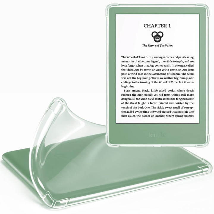 CoBak Clear Case Exclusively for 6" Kindle 2024 & 2022(11th Generation) | Ultra Slim Soft TPU Transparent Cover, Lightweight and Durable Protection, transparent