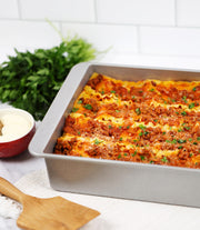 USA Pan Nonstick Roasting and Deep Lasagna Pan, 16 x 10.3-Inch