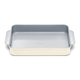 Caraway Non-Stick Ceramic-Coated 9"x13" Rectangle Pan | Naturally Slick Ceramic Coating, Non-Toxic, PTFE and PFOA Free, Perfect for Brownies, Lasagnas, and More, Cream