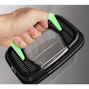 Critter Keeper with Handle, Easy to Observe, Terrarium for Bugs, Fish, Lizards, Crawfish, Frogs, or Snakes, Insect cage, Made in Japan (1pc)