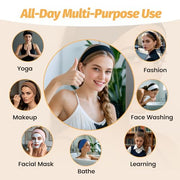 Headbands for Women - 6 Pack Wide Elastic Hair Bands | Stretchy Sweatbands Hair Bands | Soft Sports Thin Head Bands | Non-Slip Accessories Bands for Fashion, Washing Face, Workouts, Yoga, Daily Use