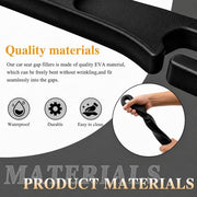 Orvifuly Car Seat Gap Filler 2 Pack for Toyota RAV4 & 4Runner | Fits Grand Highlander, Highlander & Sequoia; EVA gap organizer with emergency window breaker and 1 magnetic sunglasses holder