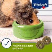 Vitakraft Nibble Rings Small Animal Treat 10.6 oz. | Crispy Crunchy Texture, Fruit & Vegetable Flavor, Foraging Snack, Wholesome Small Animal Treat, 10.6 oz Pack