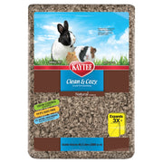 Kaytee Clean & Cozy Natural Paper Bedding, 49.2 Liters | Keeps habitats fresh. Small animal bedding for rabbits, guinea pigs, hamsters. Hamster bedding odor control, 99% dust-free