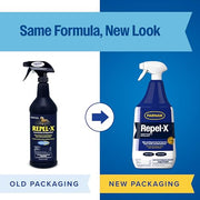 Farnam Repel-X Fly Spray for Horses, Ready To Use, 32 fl oz Spray | Ready-to-use fly spray for horses and dogs that kills and repels flies, mosquitoes, gnats and ticks.