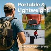 OontZ Angle 3 Gen 4 Portable Bluetooth Speaker, 12W, 24-Hour Playtime | Compact 12W Bluetooth speaker with clear sound,100-ft range, IPX5 waterproof, AUX Input, USB-C Charging Cable.