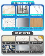 9 Pack Shower Caddy Adhesive Replacement, Strong Waterproof Transparent Adhesive Strips, No Drilling Shower Shelf Adhesive Hooks for Bathroom Shelves, Corner Basket, Soap Holder & Kitchen Racks