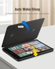 MoKo Case for 7" Kindle Paperwhite 12th Gen 2024 & Kindle Colorsoft, Black | for Signature Edition 2024, Lightweight Cover with Hand Strap, Auto Wake/Sleep