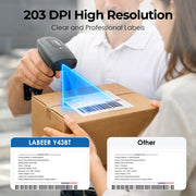 Labeer Bluetooth Thermal Shipping Label Printer, Wireless 4x6 Label Printer | For Small Business, Home, Office, Online Sellers, Warehouse & Shipping, Compatible with iPhone, Android, Windows & Mac
