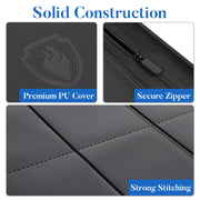 Fabmaker Top Load Binder Holds 360 Cards, Portable Card Binder with Handle | Side Loading Trading Card Storage for 3" x 4" Hard Card Sleeves, Collectible Card Album Case for Games, Sports Cards