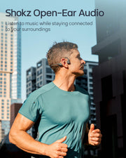SHOKZ OpenRun Pro 2 Bone Conduction Bluetooth Sport Headphones, Black | Bundle with Reflective Strip；DualPitch premium sound；Open ear awareness; Smart Mic; IP55; 12H battery; Running/Cycling/Hiking