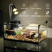 Lachesan 50W Uva Light Bulbs 4-Pack, Turtle Heat Lamp for Reptile | E26 Base Fit for Reptiles and Amphibian Tanks, Terrariums and Cages, Works with Various Lamp Fixtures