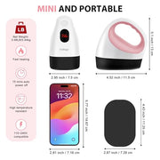 Calogy Mini Heat Press, Heat Transfer Machine, Constant Temp Control, Insulated Safety Base, Fits for Crafts, T-Shirt, Hat, Cap, Pillows(White Pink)