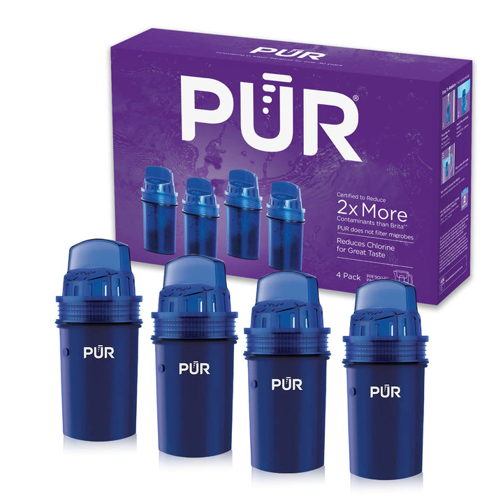 PUR Water Filters for Pitcher & Dispenser, Replacement Water Filter | Household Water Filter Replacement for Cleaner Water, Water Filtration, 2 in 1 Filtration, Replacement Filter, 8 Month Value