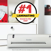 Scotch Thermal Laminating Pouches, 200 Count, Clear, 3 mil. | Ideal Office or School Supplies, Fits Letter Sized Paper (8.9 in. × 11.4 in.)