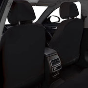 Flying Banner Car Seat Covers Front Seats Rear Bench Polyester car seat Protectors Easy installations Rear Bench Split Classic Man Lady Truck Soid Black