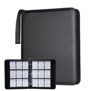 Card Binder – 720 Capacity, Zippered Trading Card Holder for MTG, Sports & Collectible Cards – Acid-Free, Durable & Travel-Friendly Storage (Black, 9 Pocket)