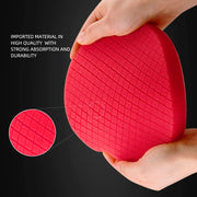 Red T10 Ultra-Fine Finishing Polishing Pad, SPTA 3Pcs 6.5 Inch Face for 6 Inch 150mm Backing Plate Compound Buffing Sponge Pads for Car Buffer Polisher Compounding, Polishing and Waxing -X00224R6B3