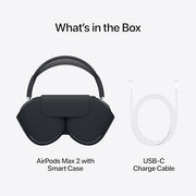 Apple AirPods Max 2 Wireless Over-Ear Headphones – Midnight | Active Noise Cancellation, Adaptive Audio, Personalized Spatial Audio, Live Translation, Bluetooth Headphones for iPhone