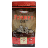 Marshall Pet Products Premium Ferret Diet, 4 lbs Pellet Bag, Complete Nutrition Formula - Single Food Bag