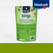 Vitakraft Nibble Rings Small Animal Treat 10.6 oz. | Crispy Crunchy Texture, Fruit & Vegetable Flavor, Foraging Snack, Wholesome Small Animal Treat, 10.6 oz Pack