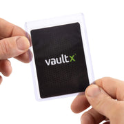 Vault X 35pt Toploaders (50 Pack) 3" x 4" Rigid Card Holders for TCG | Protects & displays cards, 35pt rigid. Seamless, crystal-clear 3" x 4" toploaders. 50-pack for sports cards & collectors.