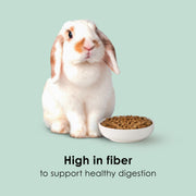 Kaytee Rabbit Food, Timothy Complete Rabbit Food Pellets, 9.5 Pounds | Bunny food for digestion support. Pelleted rabbit feed with timothy hay. High fiber, rabbit pellets, natural chewing