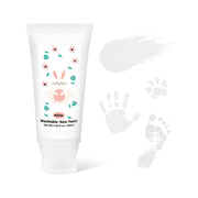 Noosuna Baby Hand and Footprint Paint with Sponge Head, 1.69 fl oz, White | Baby Safe Paint, Non-Toxic and Washable, Newborn Memento, New Mom Gifts, My First Halloween