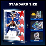 1000ct Card Sleeves for Trading Cards, Clear Soft Baseball Sports Sleeves | Soft Plastic Protector Card Sleeve, Clear Card Sleeve Fit for Baseball, Football Sports Cards, PKM, MTG, Game, Standard Cards