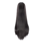 MapofBeauty 40 Inch Carve Long Straight Cosplay Anime Costume Wig, Black | 100 cm Party Wig