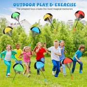 Parachute Toy for Kids, Outdoor Toys Flying Parachute Men, Inside & Outside Toys for or 3 4 5 6 7 8 9 10 11 12 Year Old, Christmas Stocking Stuffers for Kids Grandkids Ideal 2025 Unique Party Favors