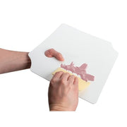 Performance Tool W1002 12 x 12 in. Plastic Body Filler Mixing Board | Automotive body shop tool. Non-stick HDPE. Flex to peel off unused filler. Built-in thumb hole for easy holding