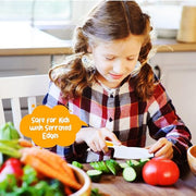 Hartya Knives for Kids, 6-Piece Kitchen Cooking and Baking Knife Set, Children's Knives for Real Cooking, BPA-Free Kids' Toddler Tool