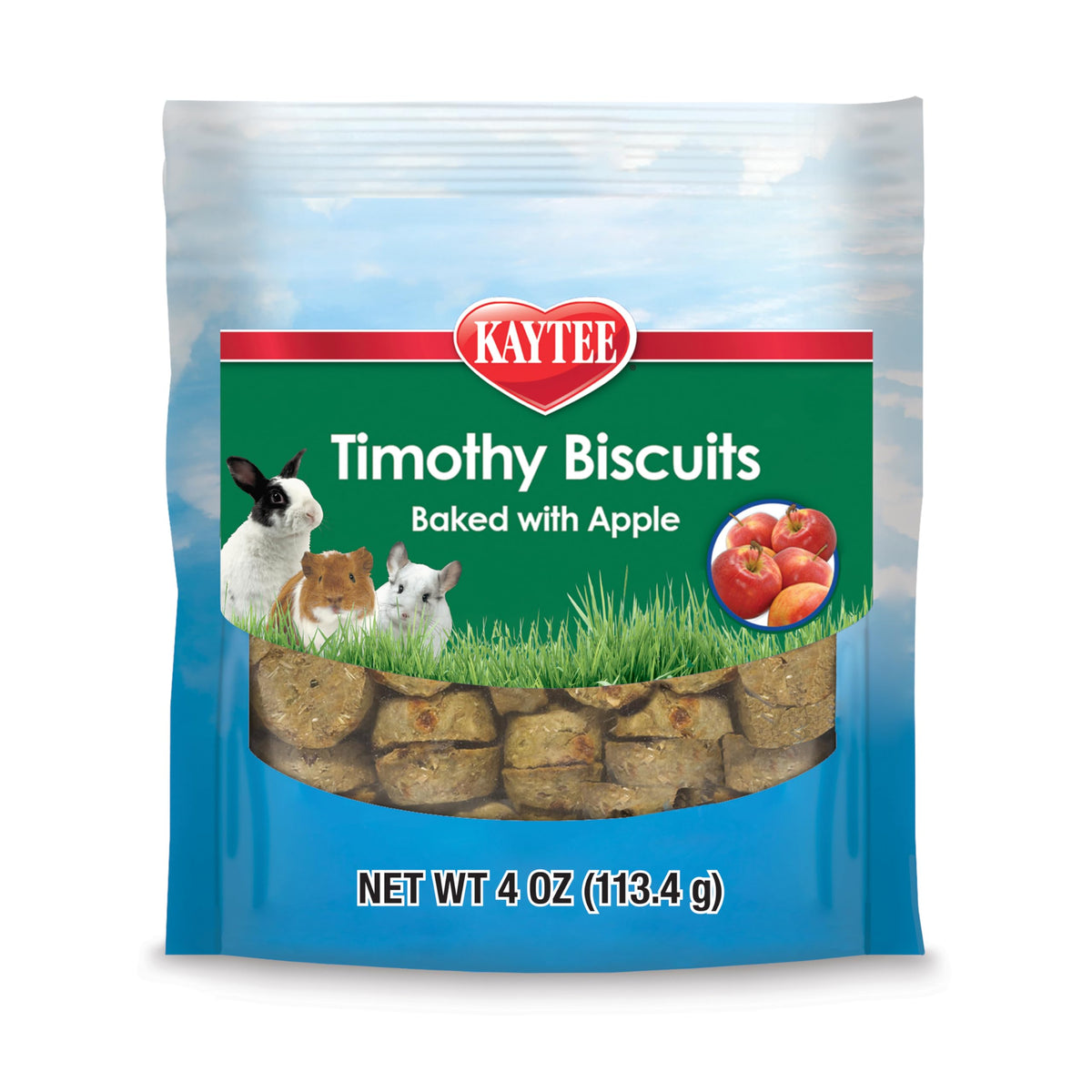 Kaytee Timothy Biscuits, Timothy Hay Bunny Treats for Rabbits, 4 Oz | Digestive support. Timothy hay guinea pig treats. Real carrots, natural chewing, guinea pig snacks
