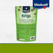 Vitakraft Nibble Rings Small Animal Treat 10.6 oz. | Crispy Crunchy Texture, Fruit & Vegetable Flavor, Foraging Snack, Wholesome Small Animal Treat, 10.6 oz Pack