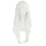 MapofBeauty 70 cm/ 28 inch Cosplay Curly Anime costume Fashion Wig (White)