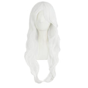 MapofBeauty 70 cm/ 28 inch Cosplay Curly Anime costume Fashion Wig (White)