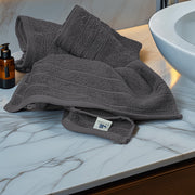 Tens Towels 6 Piece Hand Towels Set 16 x 28 Inches, Dark Grey | 100% Cotton, Lighter Weight, Quick to Dry, 16 x 28 Inches, Super Soft & Absorbent, Perfect for Bathroom & Kitchen