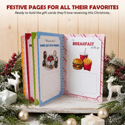 Merry Christmas Gift Card Book For Teens, Adults, 24 Pages Gift Card Holder | 5x7 Inches Christmas Gift Card Book For Adults, Kids, Teens; Easy to Gift, Stocking Stuffers For Teen Girls, Trendy Stuff