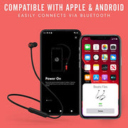 Beats Flex Wireless Earbuds - Apple W1 Headphone Chip, Magnetic Earphones, Class 1 Bluetooth, 12 Hours of Listening Time, Built-in Microphone - Black
