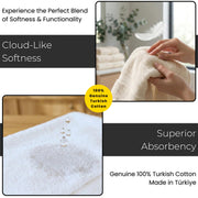 SALBAKOS Luxury 100% Turkish Cotton Bath Sheet 40x80 in (1-Piece, Gray) | Extra Large Jumbo Oversized Bathroom and Beach Towel, Super Soft Highly Absorbent Thick Premium Hotel Quality, Made in Turkey