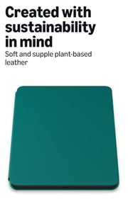 Amazon Plant-Based Leather Case- Lightweight, Protective Cover Designed with Sustainability in Mind for Kindle Paperwhite and Kindle Colorsoft