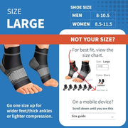 PAPLUS 6 Pairs Compression Socks Women & Men for Plantar Fasciitis Relief | Open Toe Ankle Brace with Arch & Ankle Support, Plantar Fasciitis Socks for Achilles Tendonitis Relief, Heel Pain & Swelling