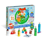 hand2mind Numberblocks MathLink Cubes Advent Calendar, 24 Days of Surprise Gifts and Themed Figures, Christmas Countdown Calendar with Build-in Game Board, Christmas Playset for Girls and Boys Ages 3+